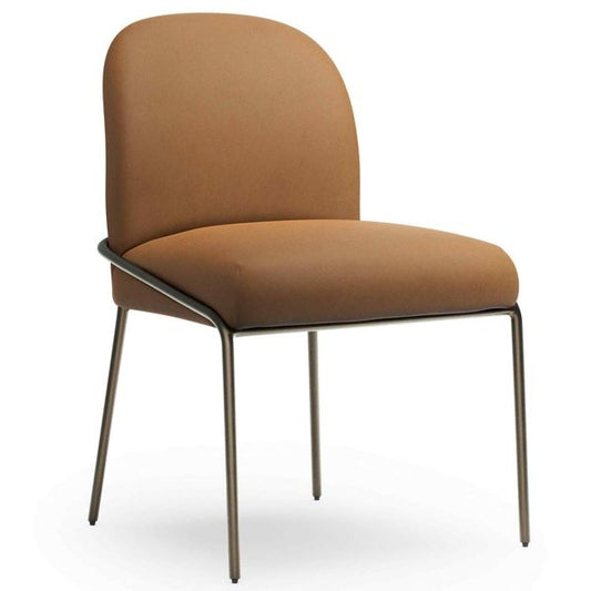 Leather Dining Krzes?o, Maestro Camel, Set of 2 by Four Hands